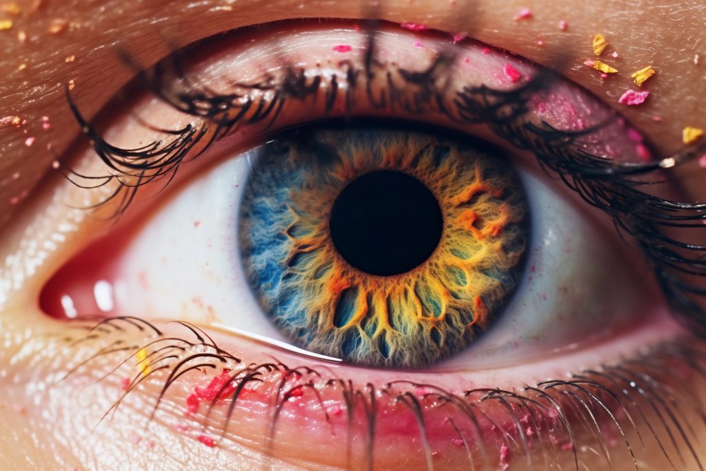 colorful eye lenses